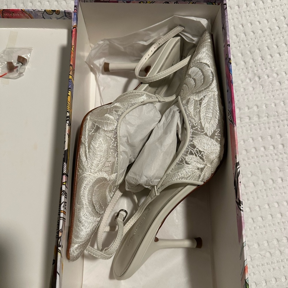 Jeffrey Campbell Exec Ankle Strap Pointed Toe Pump - Picture 5 of 8